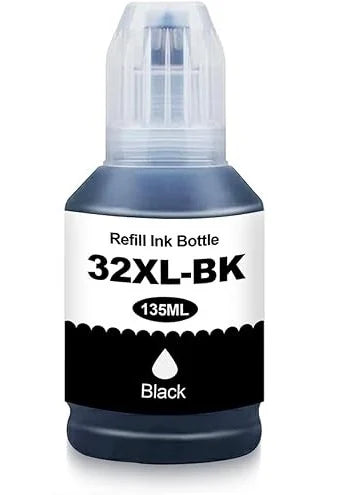 Compatible HP 32XL Black Smart Tank Ink Refill Bottle - 135ml / 6,000 Pages