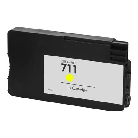 HP 711 Compatible Yellow Pigmented Ink Cartridge CZ132A