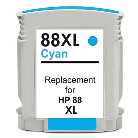 Remanufactured HP C9391AE (88XL) Cyan Ink Cartridge 28ml (HP 88XL)