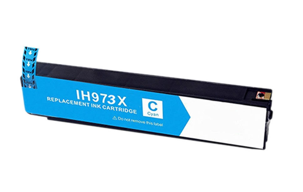 Remanufactured HP 973X Cyan High Capacity Ink Cartridge (F6T81AE)