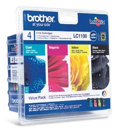 Brother Original LC1100 Ink Cartridge Set (4)