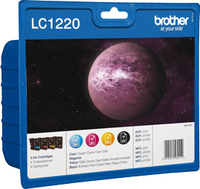 Brother Original LC1220VALBP Ink Cartridge Set (4)