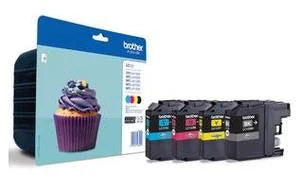 Brother Original LC123VALBP Ink Cartridge Set (4)
