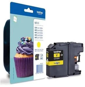 Brother Original LC123Y Yellow Ink Cartridge