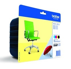 Brother Original LC225XL/LC229XL Ink Cartridge Set (4)