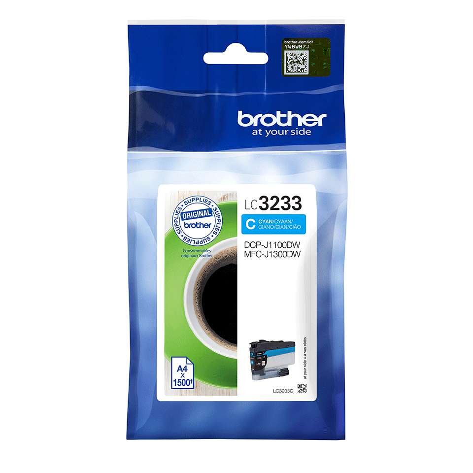 Brother Original Cyan LC3233C High Yield Ink Cartridge
