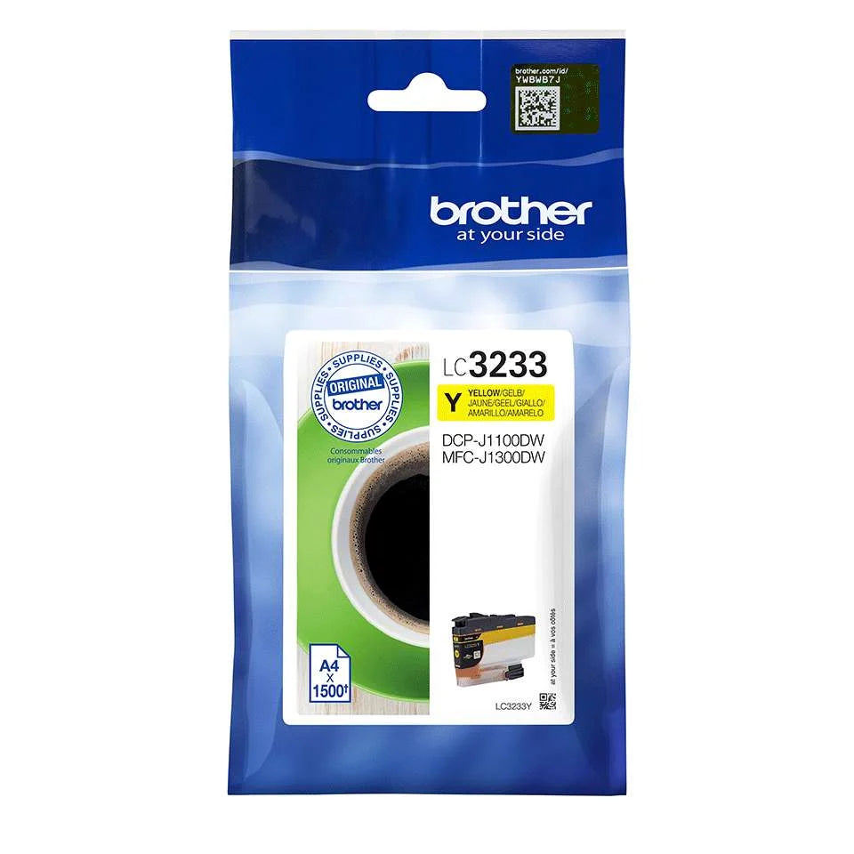 Brother Original LC3233Y Yellow High Yield Ink Cartridge