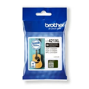 Brother Original LC421XLBK High Capacity Black Ink Cartridge