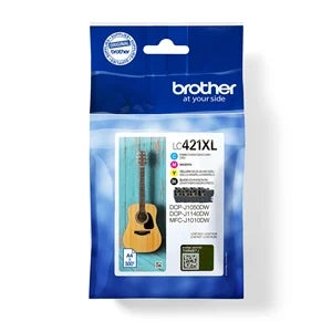 Brother Original LC421XLVAL Ink Cartridge Set (4)
