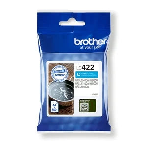 Brother Original LC422C Cyan Ink Cartridge