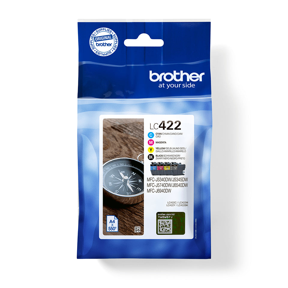 Brother Original LC422VAL  Ink Cartridge Set (4)