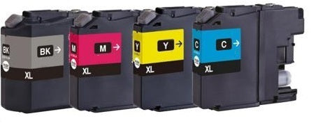 Brother Compatible LC227 LC225 Ink Cartridge Set (4)