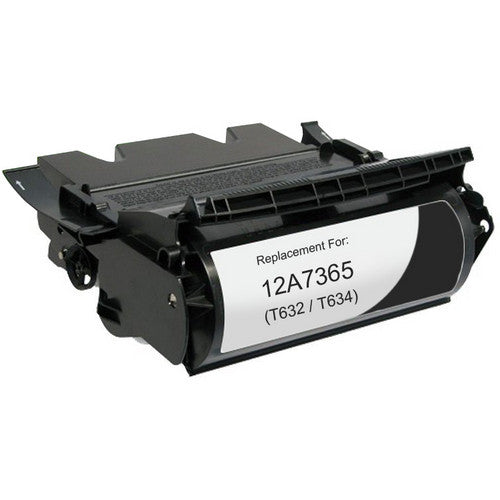 Compatible Black Lexmark 12A7365 Toner Cartridge
