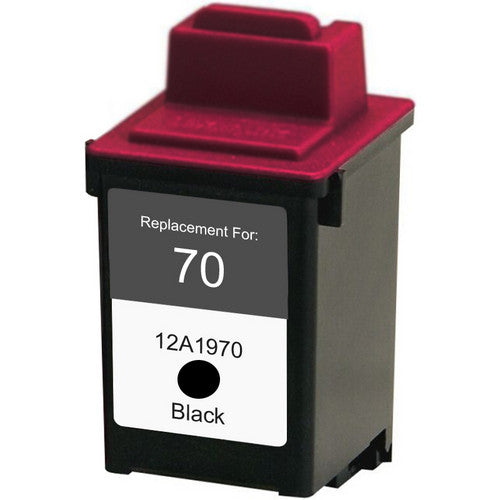 Lexmark 70 Black Remanufactured Ink Cartridge