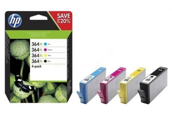 HP Original 364XL Combo Pack Of 4 Ink Cartridges (N9J74AE)