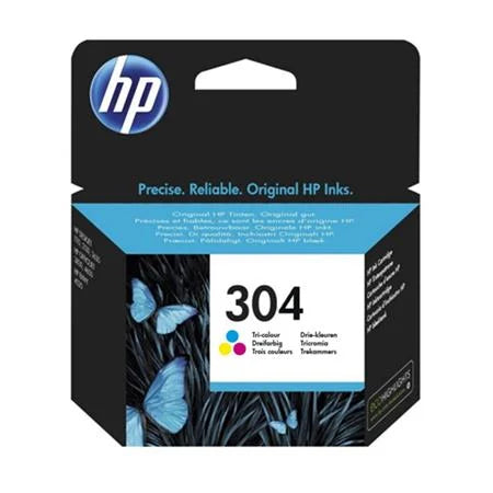 HP Original 304 Tri-Colour Inkjet Cartridge (N9K05AE)