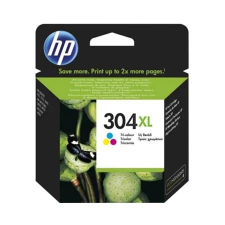 HP Original 304XL Tri-Colour High Capacity Inkjet Cartridge (N9K07AE)