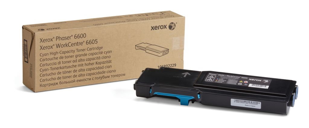 Xerox 106R02229 Cyan High Capacity Toner Cartridge