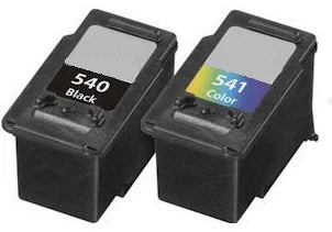 Canon Remanufactured PG-540XL CL-541XL Black Colour High Capacity Ink Cartridge Set