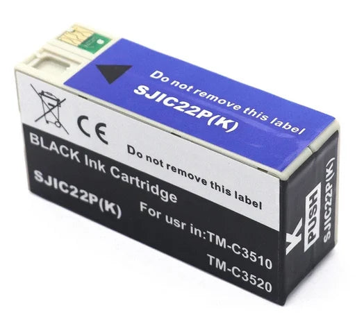 Compatible Epson SJIC22P(K) Black Pigment Ink Cartridge - (C33S020601)