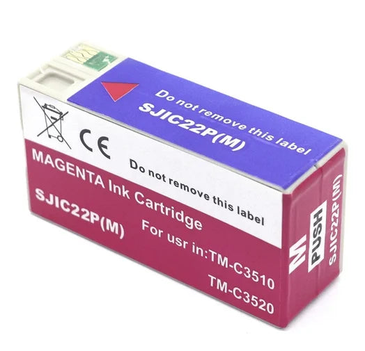 Compatible Epson SJIC22P(M) Magenta Pigment Ink Cartridge - (C33S020603)