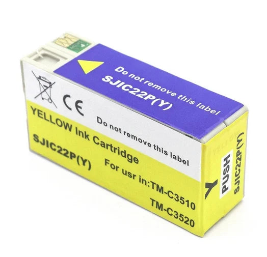 Compatible Epson SJIC22P(Y) Yellow Pigment Ink Cartridge - (C33S020604)