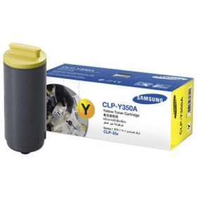 Original Samsung CLP-Y350A Yellow Toner Cartridge