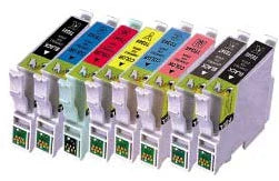 Epson Compatible T341-T348 Ink Cartridge Set (8)
