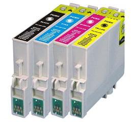 Epson Compatible T0441/T0442/T0443/T0444 Cartridges Full Set