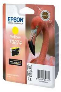 Epson Original T0874 Yellow Ink Cartridge