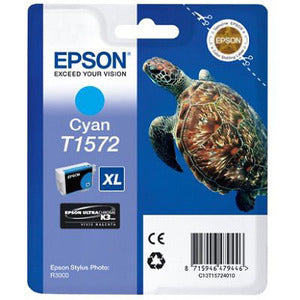 Epson Original T1572 Cyan Ink Cartridge