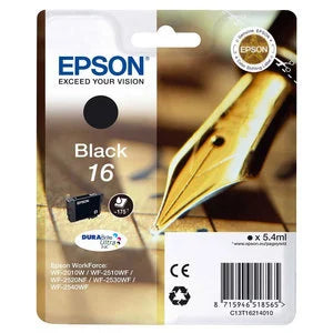 Epson Original 16 Black Ink Cartridge (T1621)