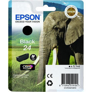 Epson Original 24 Black Ink Cartridge (T2421)