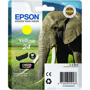 Epson Original 24 Yellow Ink Cartridge (T2424)