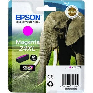 Epson Original 24XL Magenta High Capacity Ink Cartridge (T2433)