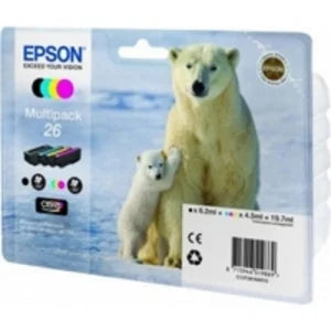 Epson Original 26 Ink Cartridge Multipack (T2616)