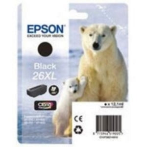 Epson Original 26XL Black High Capacity Ink Cartridge (T2621)