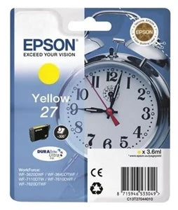 Epson Original 27 Yellow Ink Cartridge (T2704)