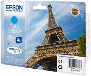 Epson Original T7022 XL Cyan Ink Cartridge ( T7012 )