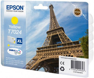 Epson Original T7024 XL Yellow Ink Cartridge ( T7014 )