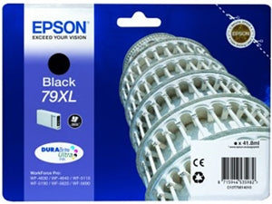 Epson Original 79XL Black High Capacity Ink Cartridge (C13T79014010)