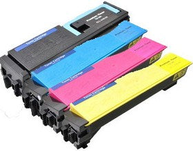 Kyocera Compatible TK550 BK/C/M/Y Toner Cartridge Set