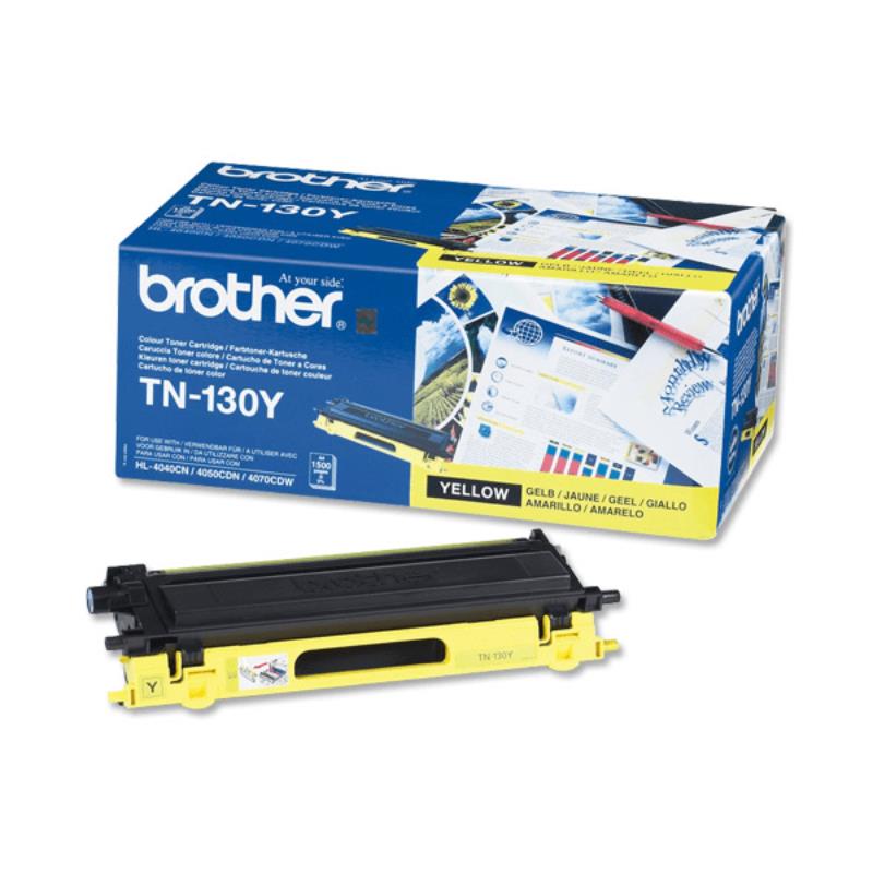 Brother Original TN130Y Yellow Toner Cartridge