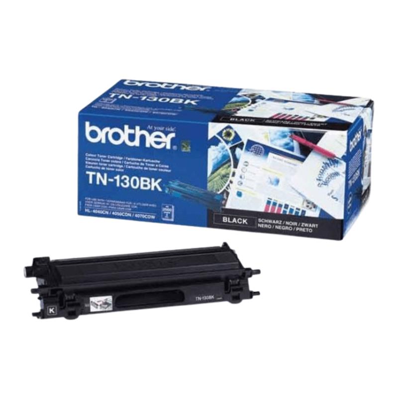 Brother Original TN130BK Black Toner Cartridge