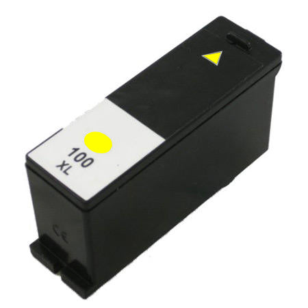 Remanufactured Lexmark 100XL Yellow High Capacity Ink Cartridge