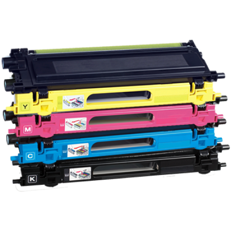 Brother Compatible TN135 BK/C/MY Toner Cartridge Set