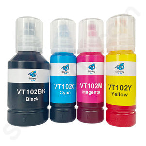Compatible Epson 102 4 Colour Ink Refill Bottle Multipack