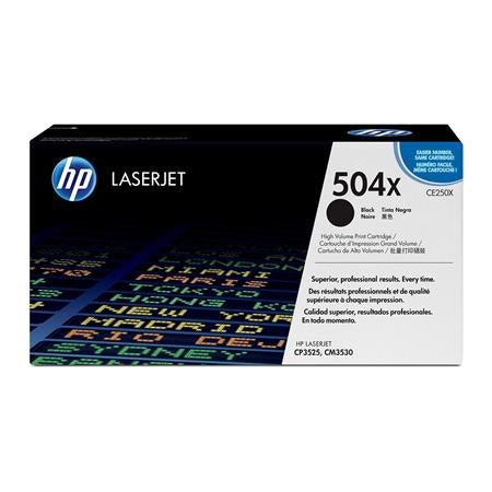 Original HP CE250X Black Toner Cartridge 504X