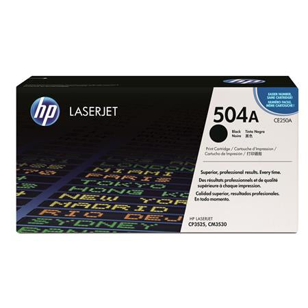 Original HP CE250A Black Toner Cartridge 504A