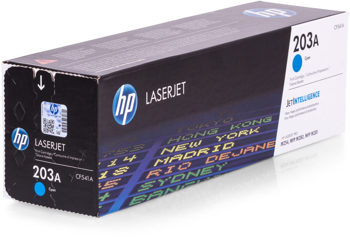 HP Original 203A Cyan Toner Cartridge (CF541A)